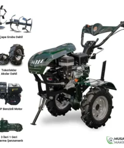 Kaan 250 S3 Benzinli Çapa Makinesi | 7 hp - 3 ileri ve 1 geri vitesli