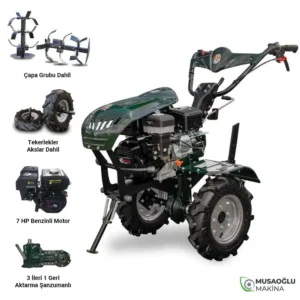 Kaan 250 S3 Benzinli Çapa Makinesi | 7 hp - 3 ileri ve 1 geri vitesli