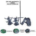 KAAN CP26M 4X4 12 HP DİZEL MARŞLI Oturaklı Çapa Makinesi