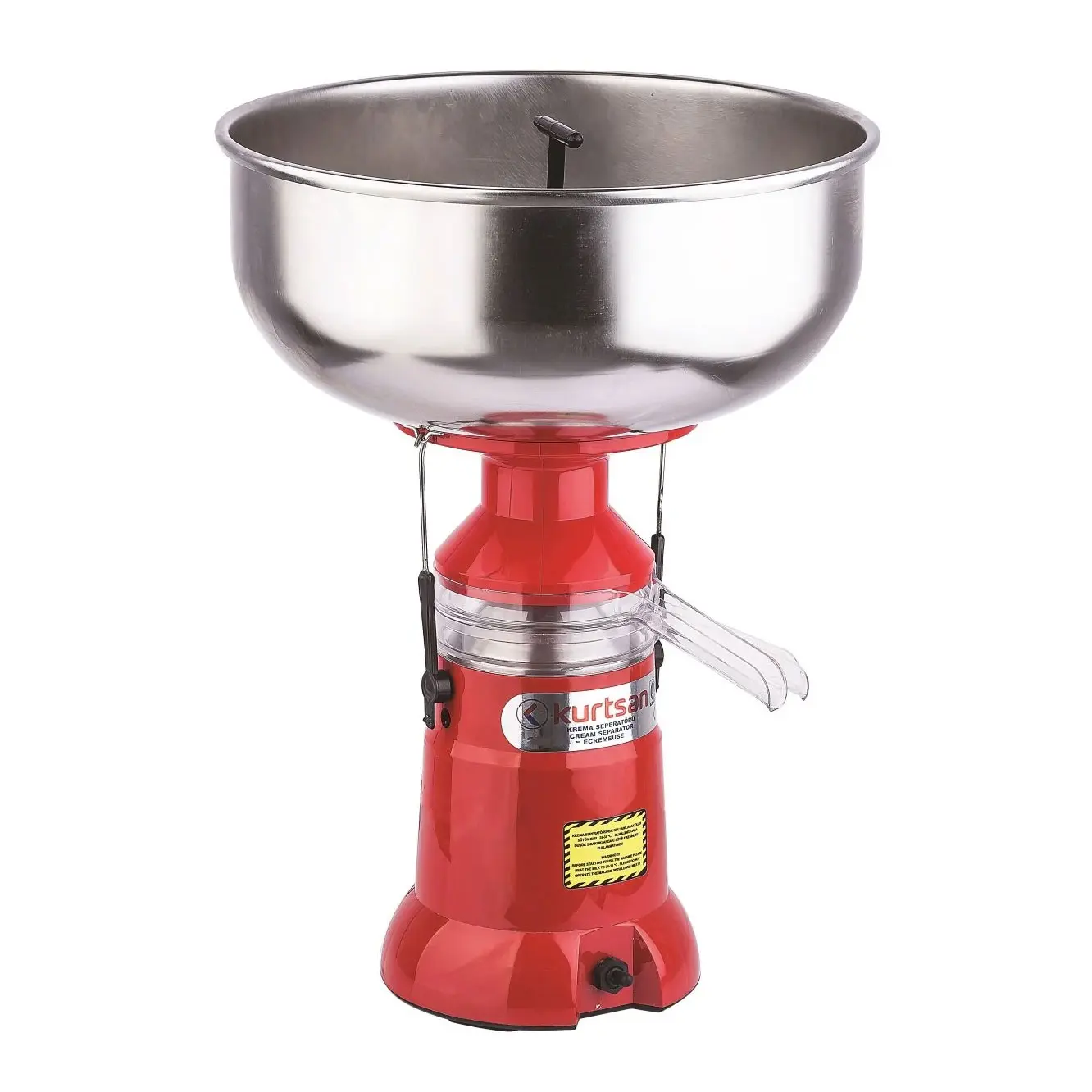 KURTSAN Krema Makinesi - Krema Seperatörü (Süt Haznesi Paslanmaz Çelik)