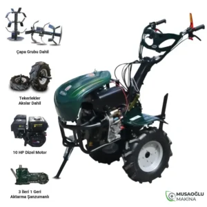 Kaan 54 S3 12 HP Dizel Çapa Makinesi